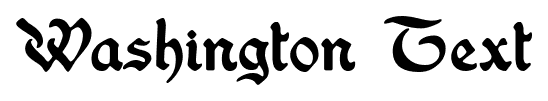 Washington Text font